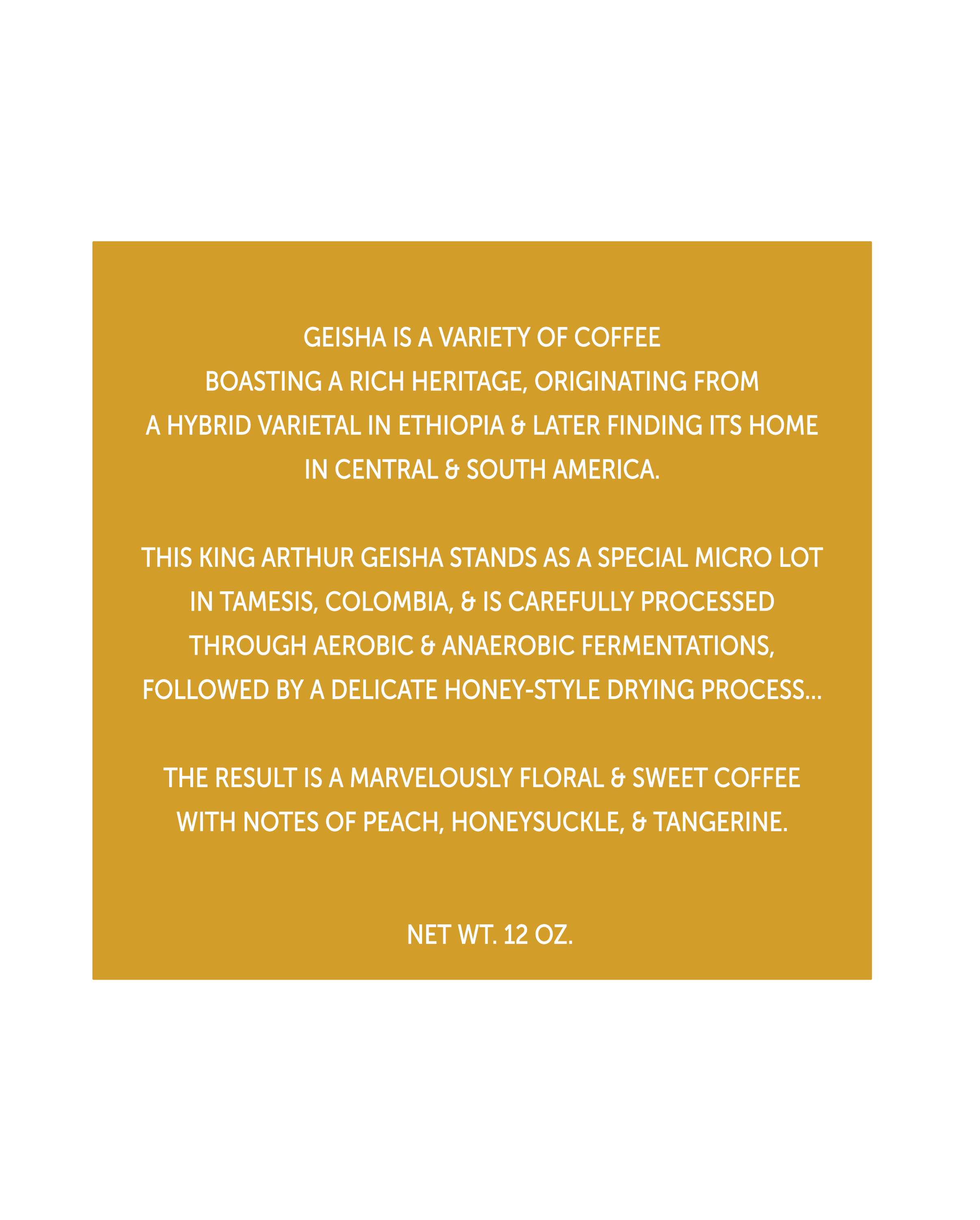 c o l o m b i a - gesha