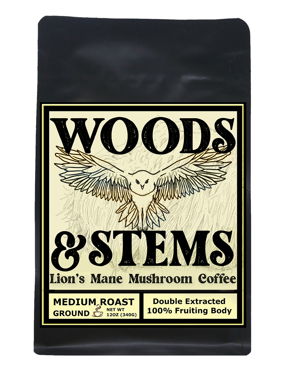 Woods and Stems: Lion's Mane Mushroom Coffee