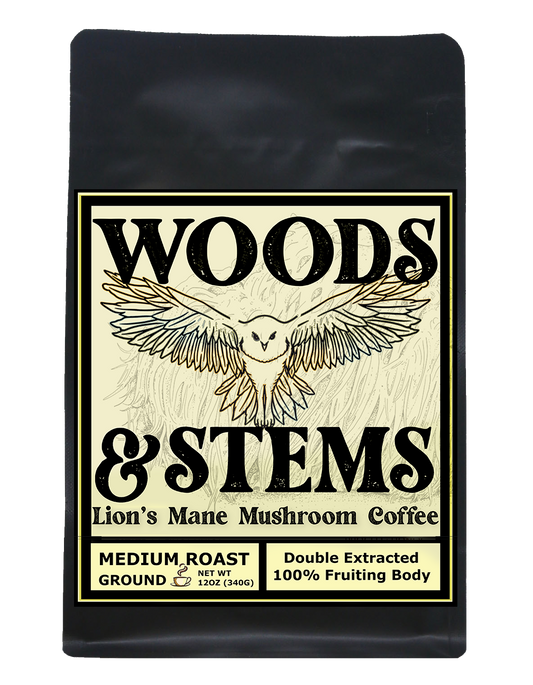 Woods and Stems: Lion's Mane Mushroom Coffee