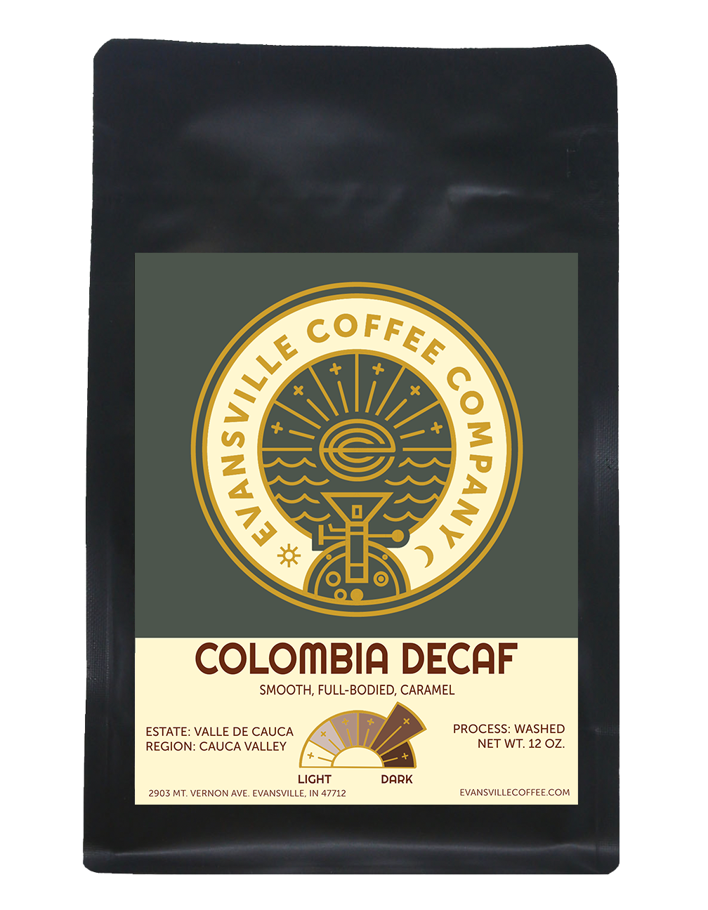 COLOMBIA - VALLE DEL CAUCA (DECAF) – Evansville Coffee Co.