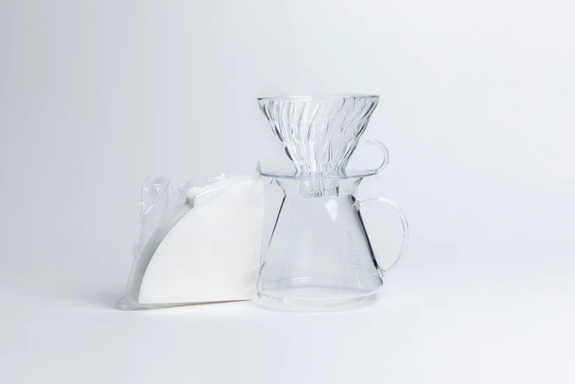 simply hario v60 glass brewing kit